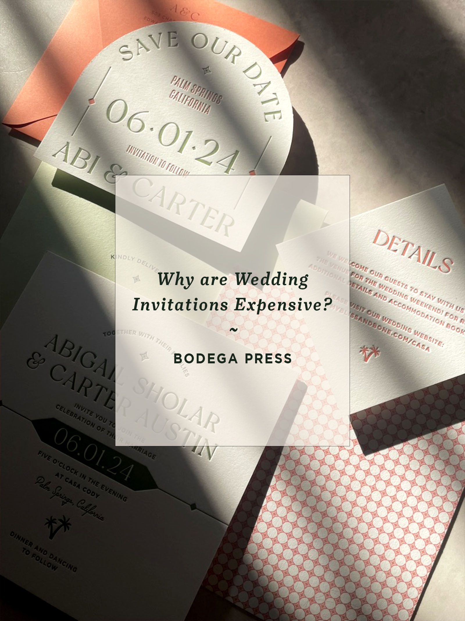 why are wedding invitations expensive?