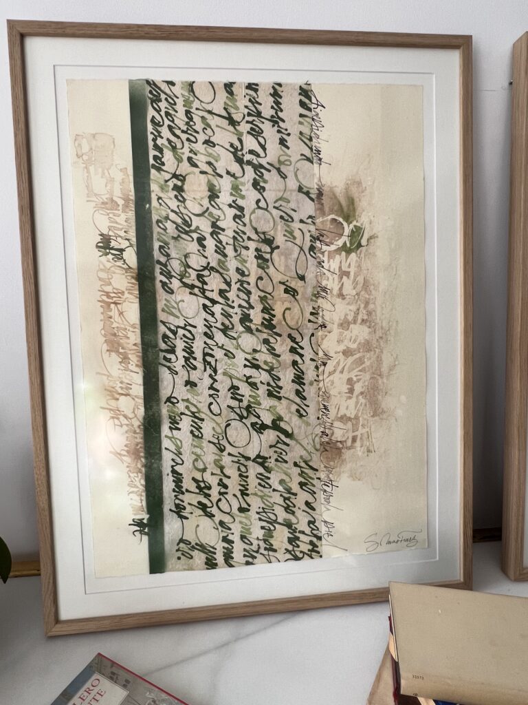 Trabajo de Gema de Caligrafía Artística